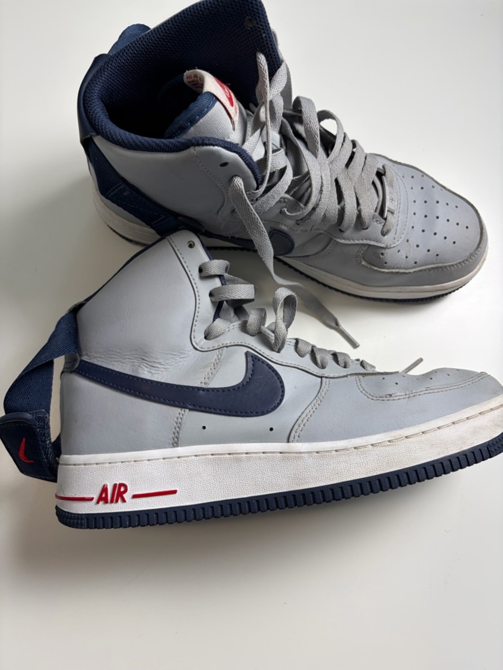 Nike Air Force 1 High QA Patriots Women's Athletic Sneakers